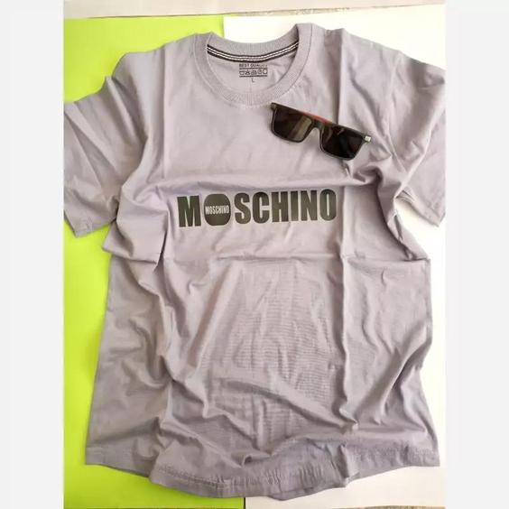 تیشرت تک لانگ طوسیMOSCHINO|باسلام