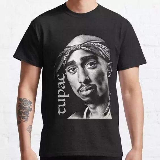 تیشرت لانگ  2PAC  طرح  All Eyez On Me - Tupac Outlaw Classic T-Shirt کد 1436 202|باسلام