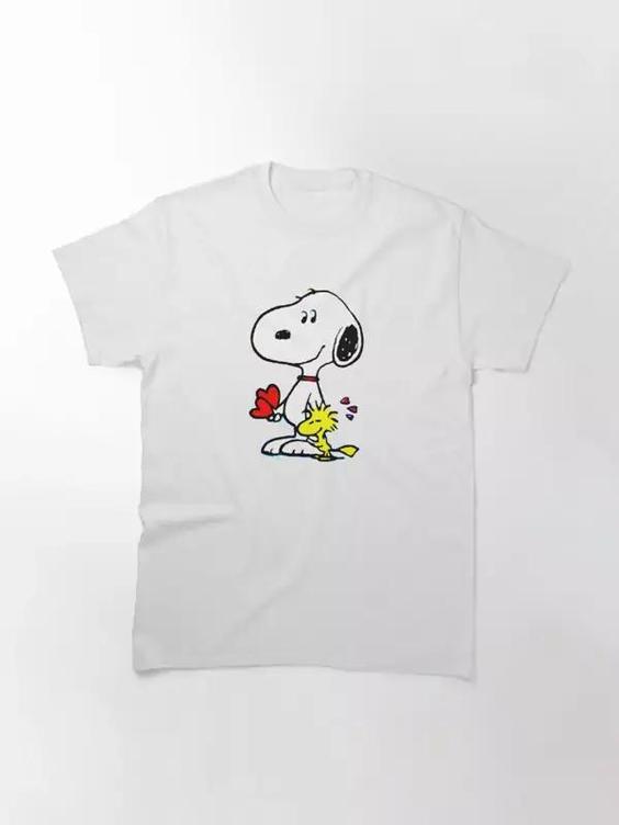 تیشرت Snoopy طرح Pinky Pink Snoopy کد 1160 202|باسلام