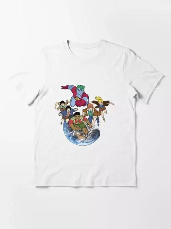 تیشرت Tintin طرح لوگو Captain planet team کد 835 202|باسلام