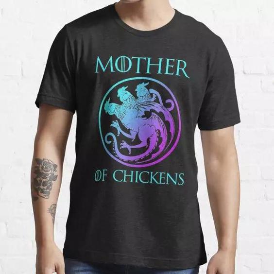 تیشرت house of the dragon  طرح Mother Of Chickens Mothers Day Gift Chicken Mom Turkey Essential T-Shirt کد 1204 202|باسلام (سفارشی سازی با گیکزهاب)