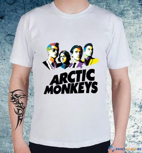 تیشرت گروه آرکتیک مانکیز  تیشرت Arctic monkeys کد 1691 202|باسلام