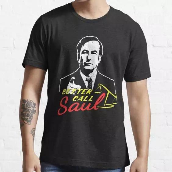 تیشرت لانگ پسرانه  better call saul  طرح Call Saul Vintage Better کد 1222 202|باسلام