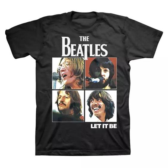 تیشرت گروه موسیقی beatles بیتلز Let It Be کد 1485 202|باسلام