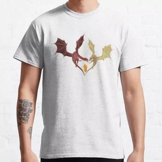 تیشرت house of the dragon  طرح love between dragons Classic T-Shirt کد 1206 215|باسلام (سفارشی سازی با گیکزهاب)