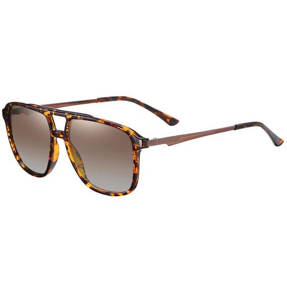 عینک آفتابی مدل TR3301C41-P44 Polarized Leopard Metal|دیجی کالا