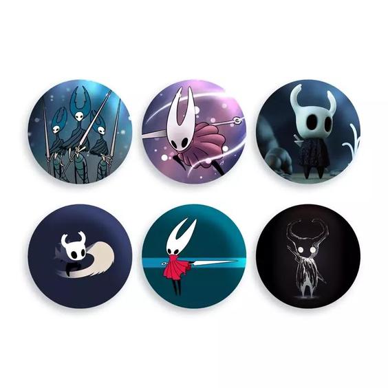 پیکسل بازی شوالیه توخالی ( Hollow Knight ) کد H-128 مجموعه 6 عددی|باسلام