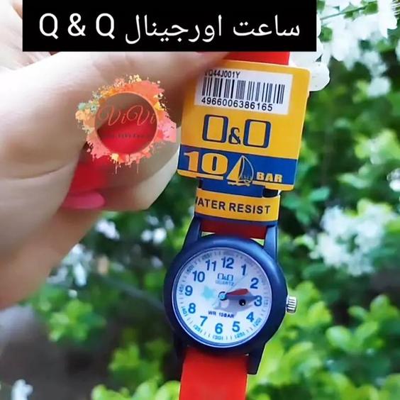 ساعت اورجینال Q and Q  کیفیت عالی موتور شرکتی کیو اند کیو پسرانه دخترانه|باسلام