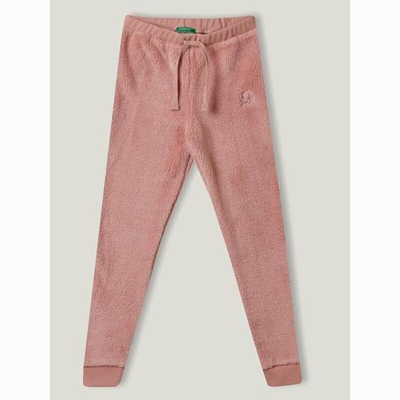 شلوار راحتی بچه گانه دخترانه صورتی برند BENETTON W2IK68Z4|باسلام