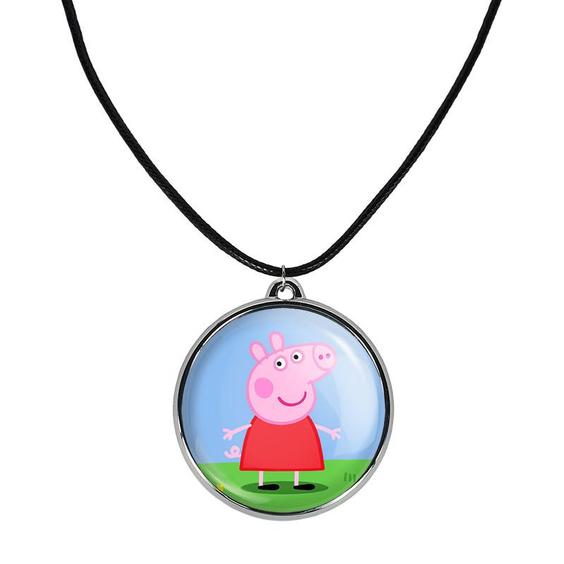 گردنبند خندالو مدل پپا انیمه پپاپیک Peppa pig کد 2206722065|دیجی کالا