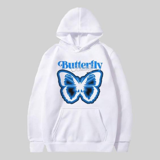 هودی دخترانه مدل پروانه butterfly کد z007|دیجی کالا