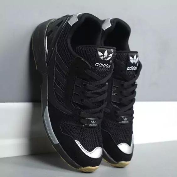 کتونی آدیداس دخترانه مشکی سفید کد 98 Adidas zx8000|باسلام