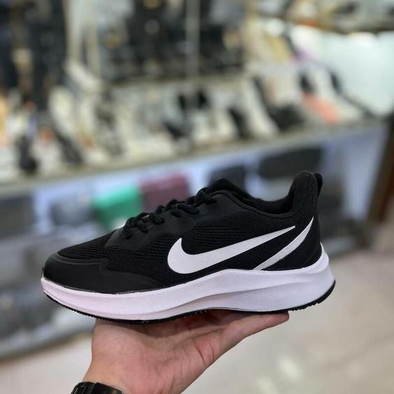 کتونی نایک زنانه دخترانه کفش ونس اسپورت اسپرت نایکی nike مشکی لژدار لژ دار طبی سبک راحت راحتی نرم ورزشی پیاده روی|باسلام (لنو شوز)