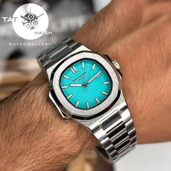 ساعت مچی مردانه پتک فیلیپ ناتیلوس تیفانی موتور میوتا گارانتی یک ساله Patek|باسلام