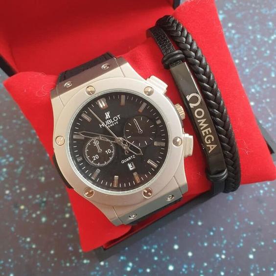 ساعت هابلوت مردانه همراه دستبند Hublot|باسلام