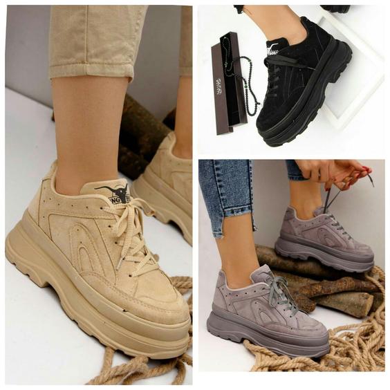 کفش کتانی مجلسی زنانه دخترانهds00409 sneaker|دارِن کالا