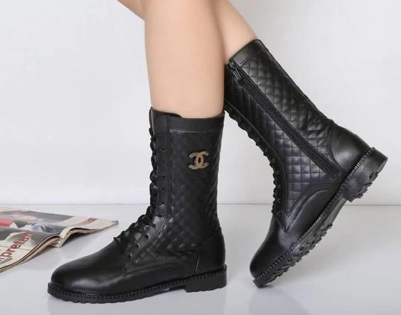 کفش بوت چرم شنل مجلسی زنانهds00364 women's boot|دارِن کالا