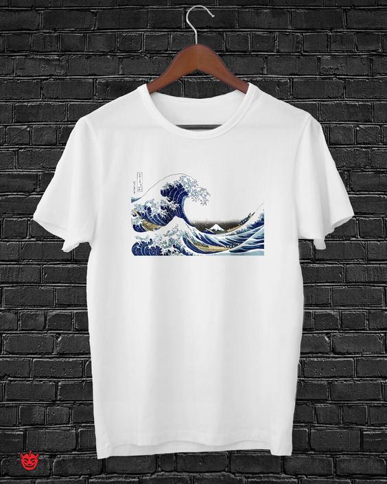 تیشرت The Great Wave off Kanagawa|دیمونومی