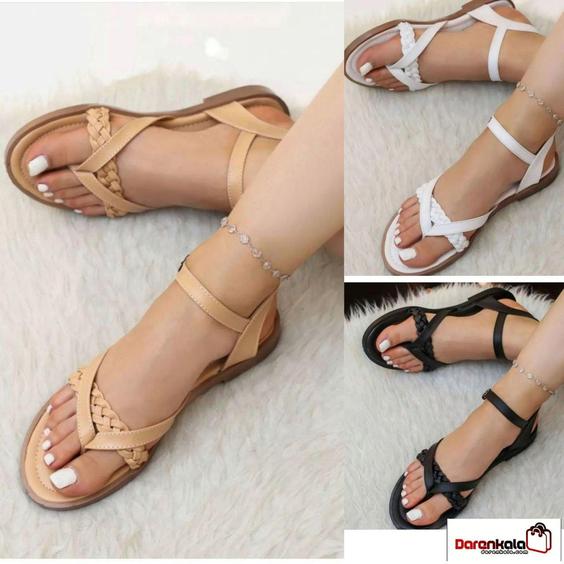 کفش چرم صندل مجلسی زنانهds00558 Women's sandals|دارِن کالا