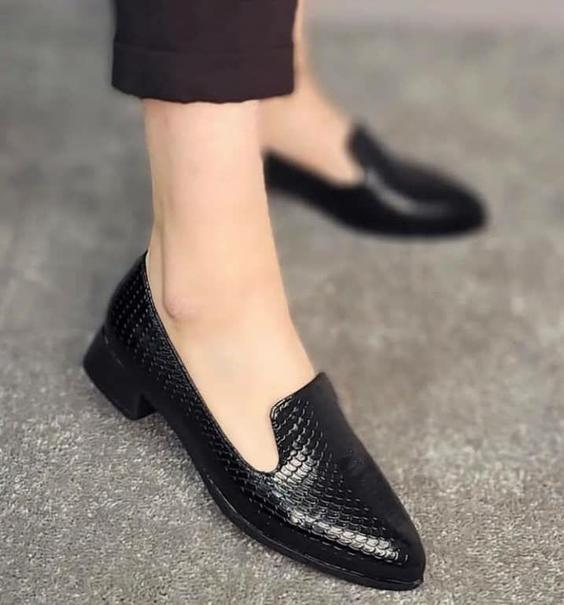 کالج زنانه چرم مجلسیds00624 college shoe|دارِن کالا