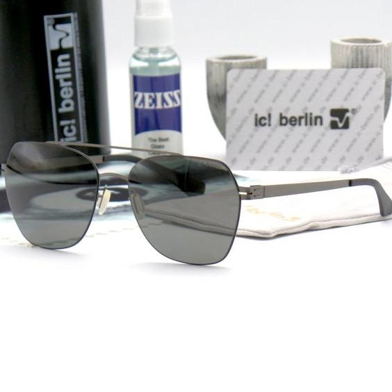 عینک آفتابی خلبانی تیتانیومی آیس برلین ic Berlin 0111 UV400  POLARIZED|باسلام