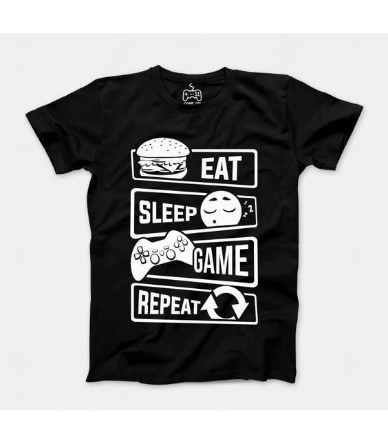 تی شرت طرح EAT.SLEEP.GAME|گیم و ور