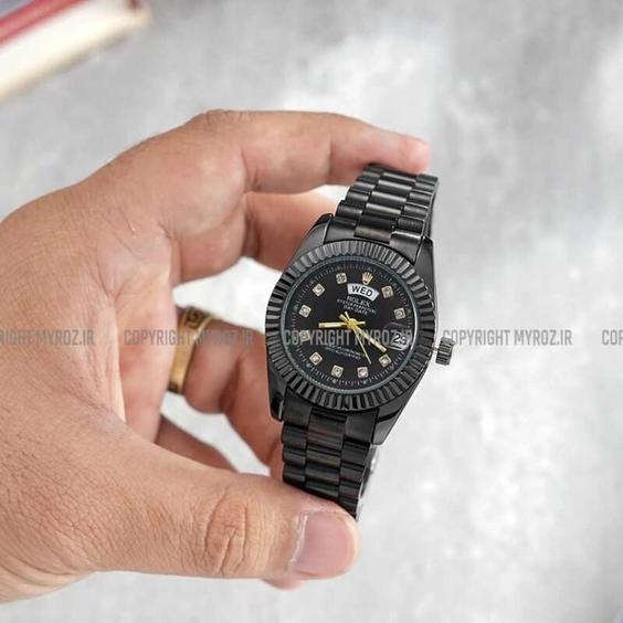 ساعت مچی زنانه رولکس ROLEX طرح DAY DATE مدل 2051 |باسلام