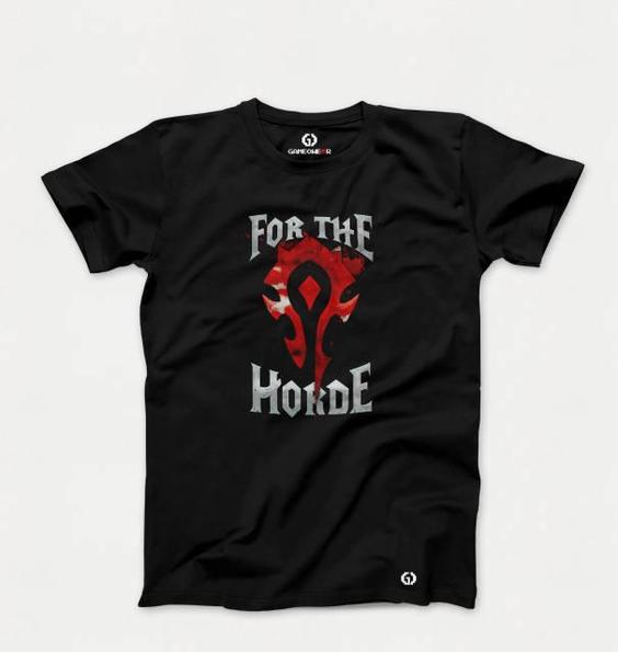 تی شرت هوردی-WOW:FOR THE HORDE|گیم و ور