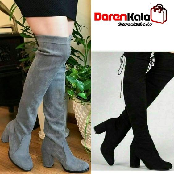 کفش بوت بلند کشی مجلسی زنانهds00331 women's boot|دارِن کالا