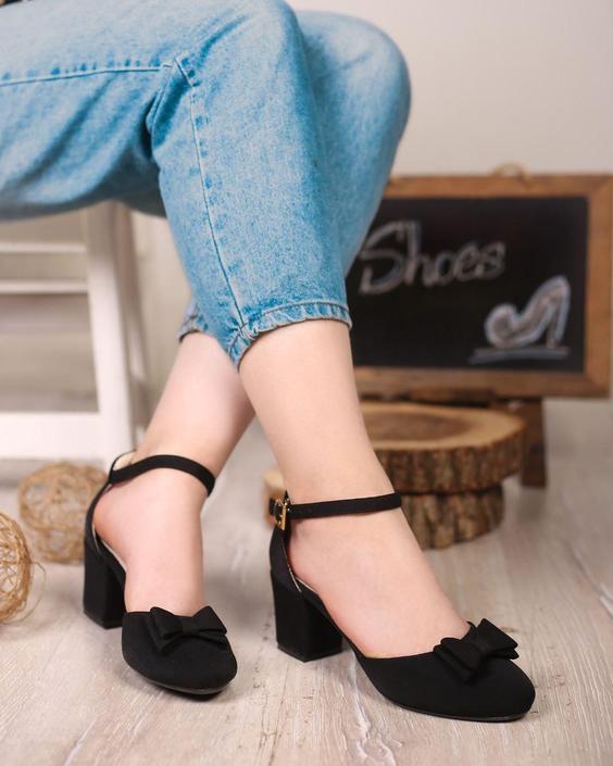 کفش مجلسی پاشنه دار زنانه ds00861 college shoe|دارِن کالا