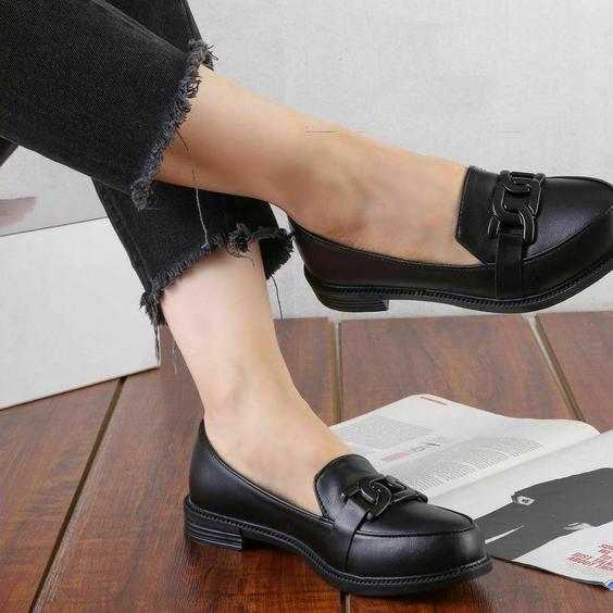 کالج زنانه چرم مجلسیds00610 college shoe|دارِن کالا