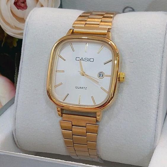 ساعت مچی مردانه کاسیو Casio طلایی ژاپن|باسلام