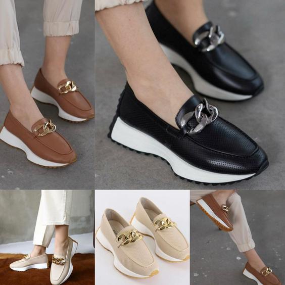 کالج زنانه چرم مجلسیds00652 college shoe|دارِن کالا