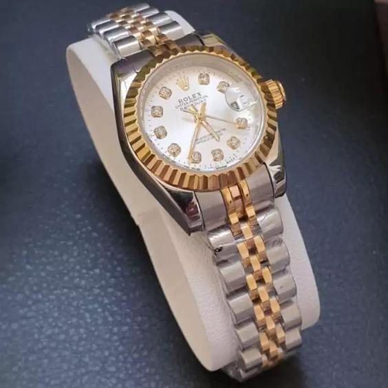 ساعت مچی ست مردانه و زنانه رولکس مدل مشهور دیت جاست ROLEX DATEJUST |باسلام