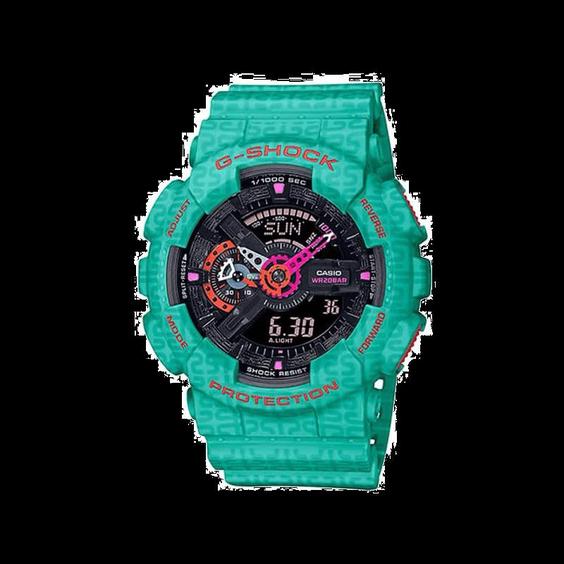 ساعت مچی مردانه کاسیو جیشاک مدل GA-110SGG-3A|احسان واچ