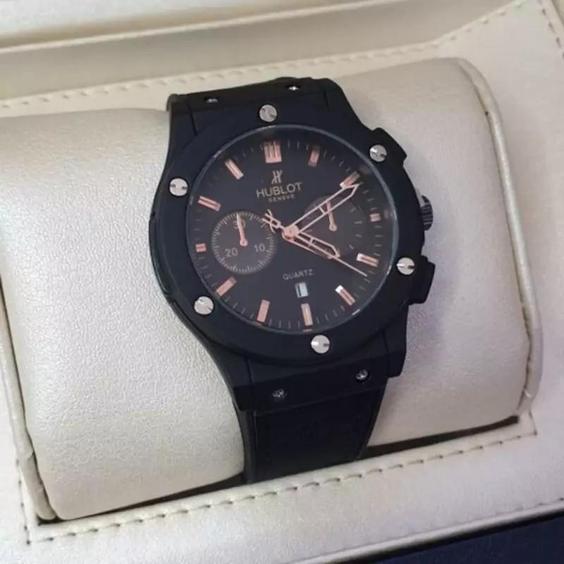 ساعت مچی مردانه هابلوت مشکی رنگ HUBLOT |باسلام