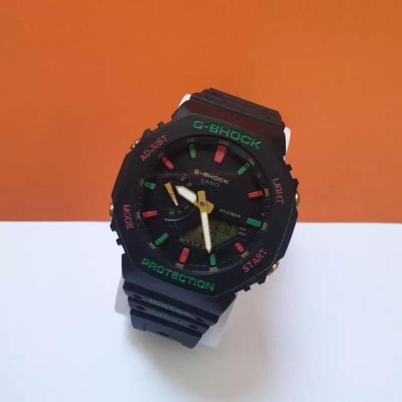 ساعت مردانه پسرانه جی شاک اصلی اسپرت قاب ریز موتور ژاپن بند رابر  g shock|باسلام