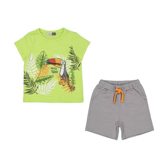 ست تی شرت و شلوارک نوزادی پسرانه ایندیگو مدل 19920 Indigo baby boy's t-shirt and shorts set, model 19920|هوراسا