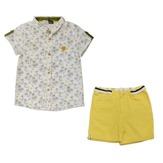 ست پیراهن و شلوارک ایندیگو مدل 196001 Indigo shirt and shorts set, model 196001|هوراسا