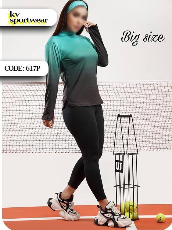 تونیک فینگردار سایز بزرگ ورزشی زنانه Reebok کد 001 Reebok womens sports big size fingered tunic code 001|کی وی اسپرت