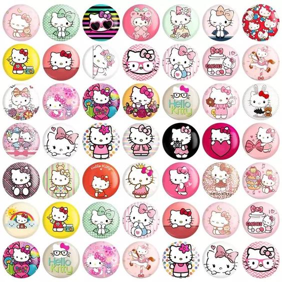 پیکسل خندالو طرح هلو کیتی Hello Kitty  کد 13 مجموعه 50 عددی|باسلام