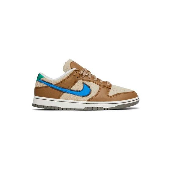 کفش کژوال نایک اس بی دانک کرم قهوه ای آبی Nike Sb Dunk Low Dark Driftwood|کتونی باز