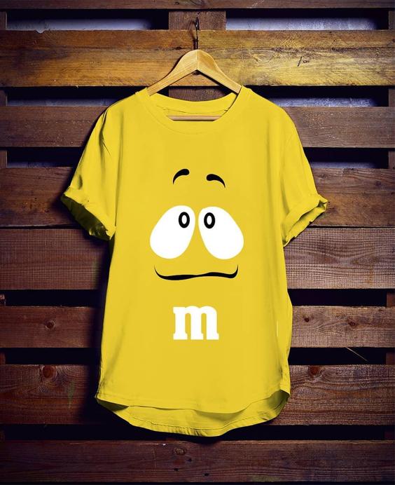 تیشرت طرح M&M 1|اینفیمم