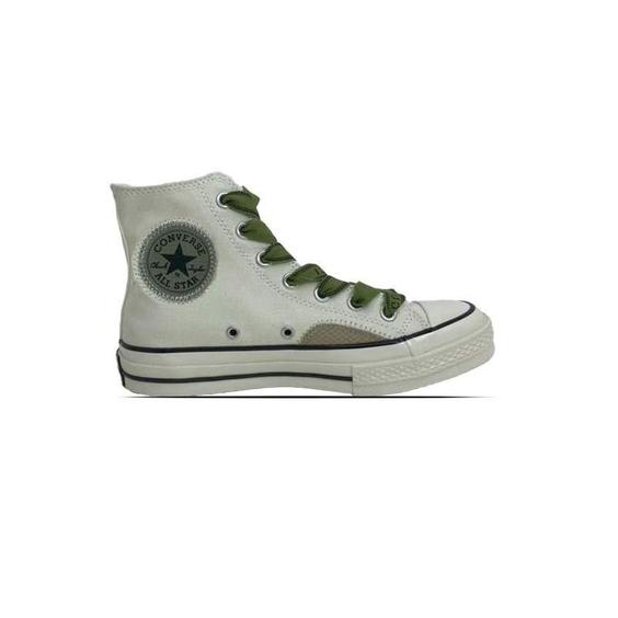 کفش کانورس آل استار گوچی کرم سبز Converse Chuck 70 High Gucci|کتونی باز