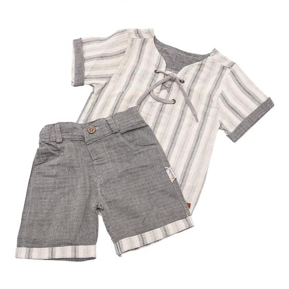 ست تیشرت و شلوارک پسرانه sarlelma مدل 924 Sarlelma boy's t-shirt and shorts set, model 924|هوراسا