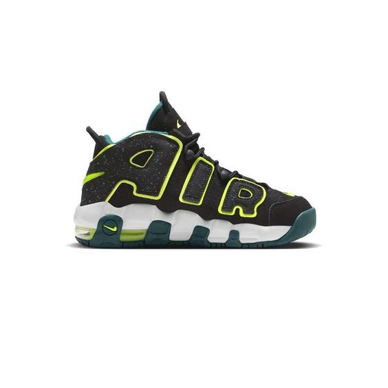 کتونی نایک ایر آپتمپو مشکی سبز Nike Air More Uptempo Older Kids|کتونی باز