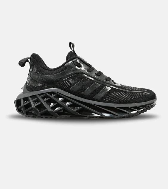 کفش کتانی مردانه و زنانه مشکی ADIDAS ULTRA boost مدل 4129|لوزی