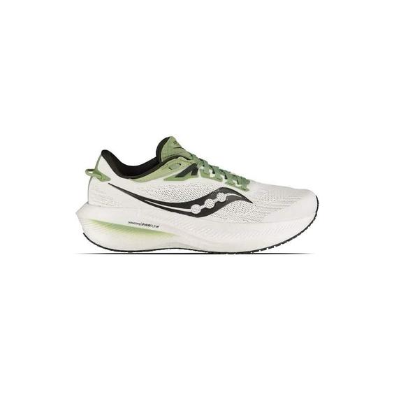 کتانی رانینگ ساکونی سفید سبز Saucony Triumph 21 White Umbra|کتونی باز