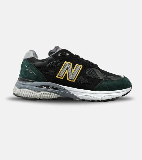 کفش کتانی مشکی سبز NEW BALANCE 990 مدل 4994|لوزی