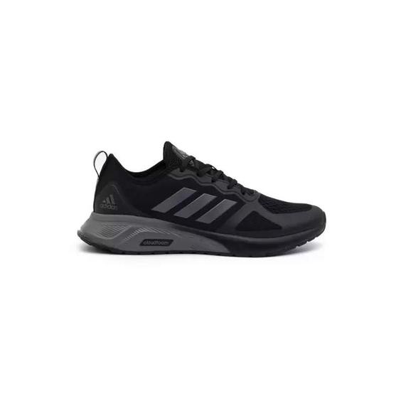 کفش پیاده روی آدیداس کلودفوم مشکی طوسی Adidas Cloudfoam Nova Black Grey|کتونی باز